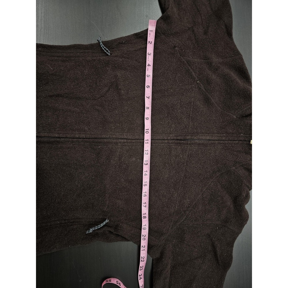 Mountain Hardwear Jacket Womens Large Brown Wool Fleece Lined Full Zip Outdoor - Picture 4 of 8